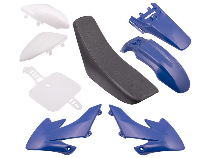 Plastic seat covers, set, for Cross 4T 110cc/ 125cc