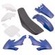 Plastic seat covers, set, for Cross 4T 110cc/ 125cc