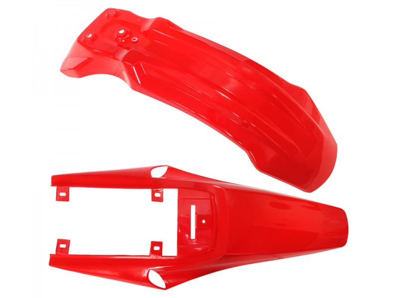 Set of covers Dirt bike 125 red-white
