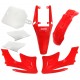 Set of covers Dirt bike 125 red-white