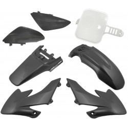 Set of covers Dirt bike 125 black-white