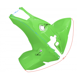 Pentora Front Upper Housing Green