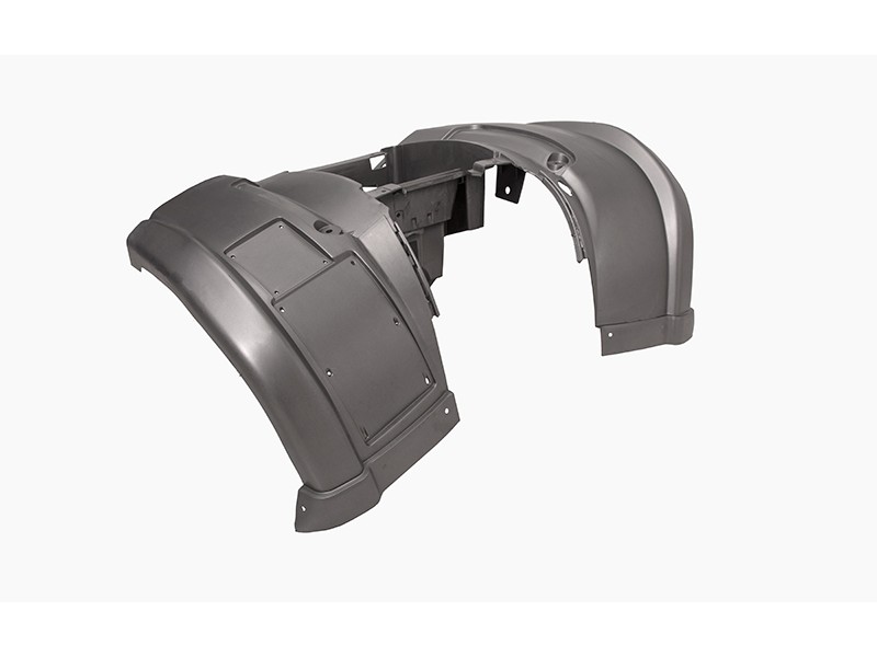 Rear cover for ATV Mikilon, graphite