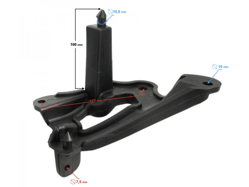 Left reflector bracket cover Pentora