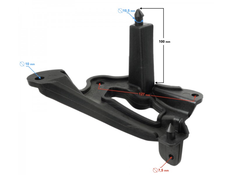 Right reflector bracket cover Pentora Right reflector bracket cover Pentora