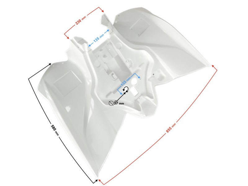 Rear cover Pentora