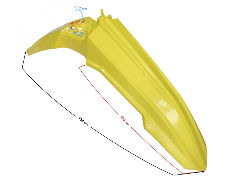 Cover - front fender DB250 MZK Cover - front fender DB250 MZK