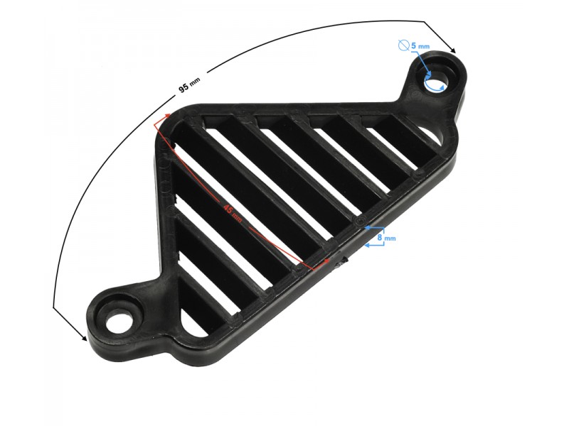 left air inlet cover DB250 MZK