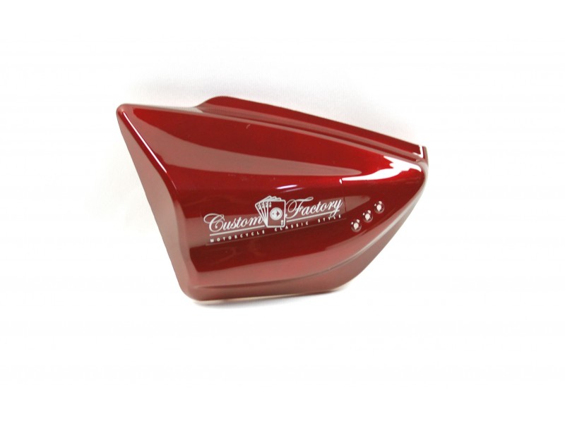 left side cover, red for motorcycle Classic 125
