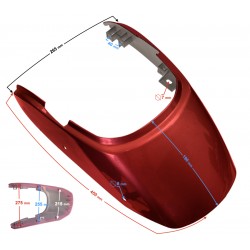 Rear cover, red for motorcycle Classic 125
