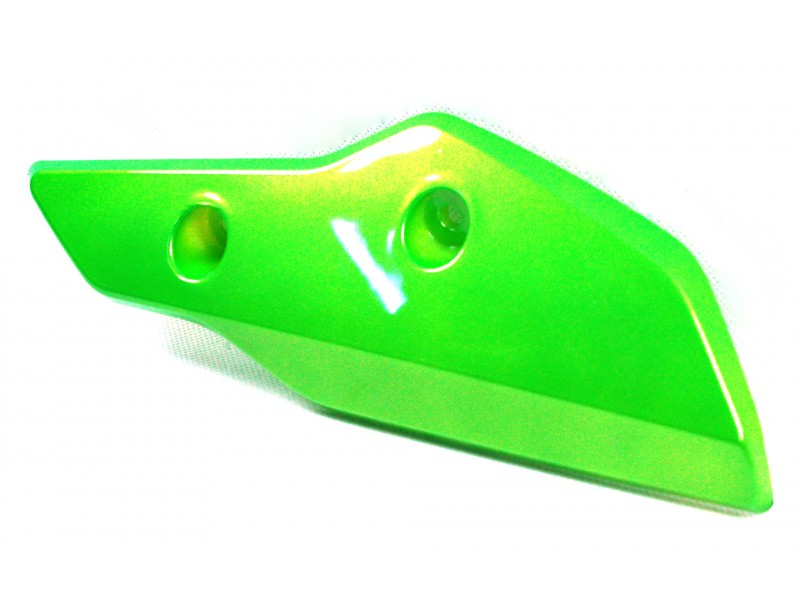 Left shock absorber cover, green for Hyper 125 motorcycle