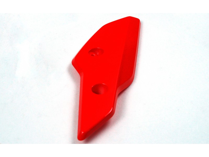 Left shock absorber cover, red for Hyper 125 motorcycle