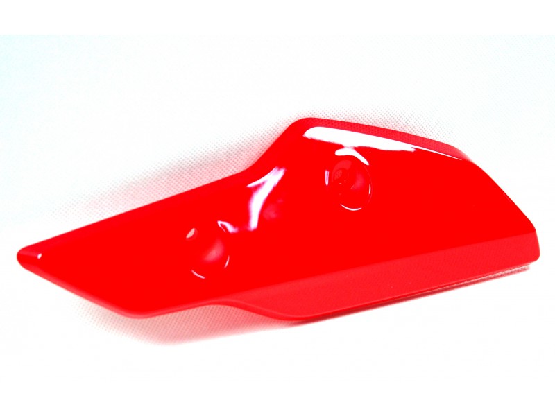 Left shock absorber cover, red for Hyper 125 motorcycle