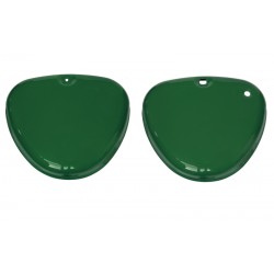 Cover - side cover set, dark green Simson S51