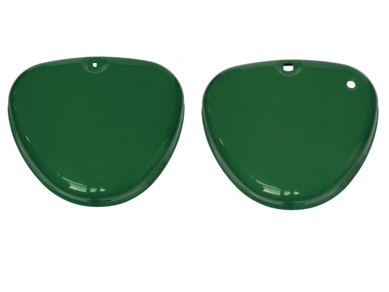 Cover - side cover set, dark green Simson S51
