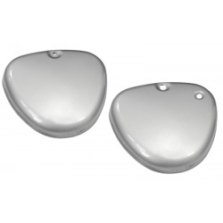 Cover - side cover set, silver Simson S51