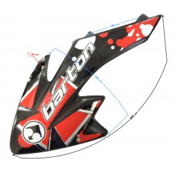 Left side cover , red for MiniCross DB10 and DB14