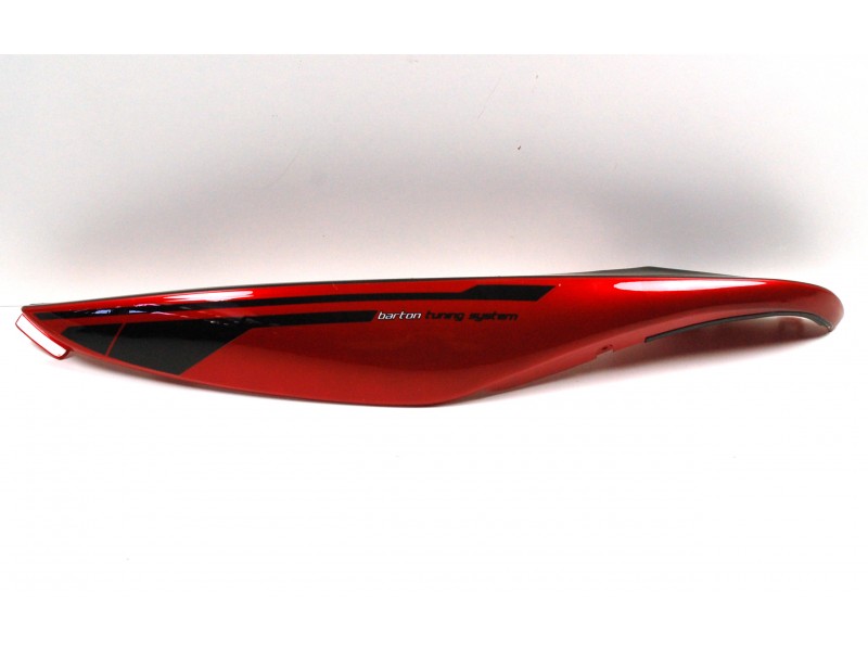 Rear left side cover, red for Sprint 2 moped