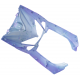 Headlamp cover blue Flash 50