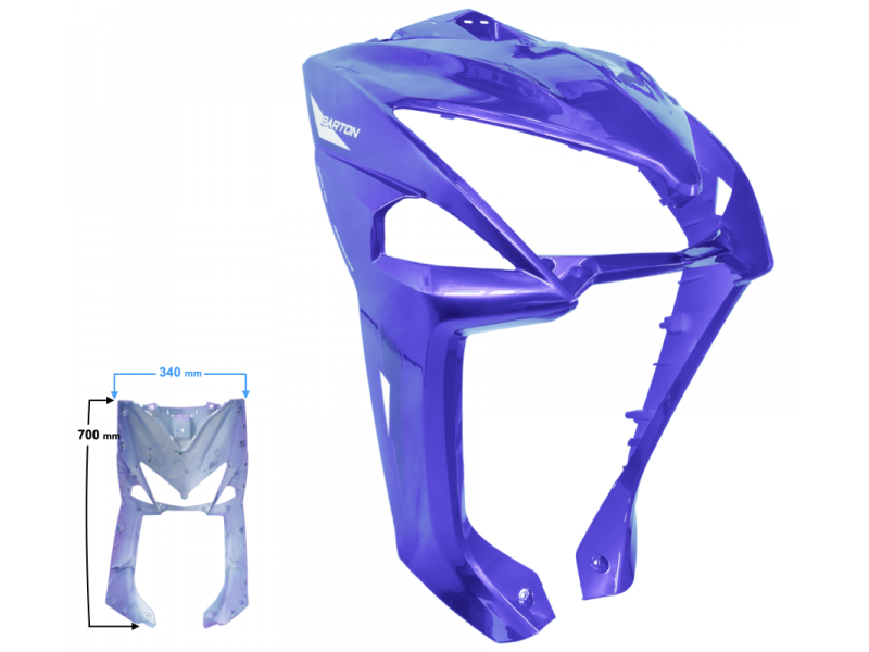Headlamp cover blue Flash 50