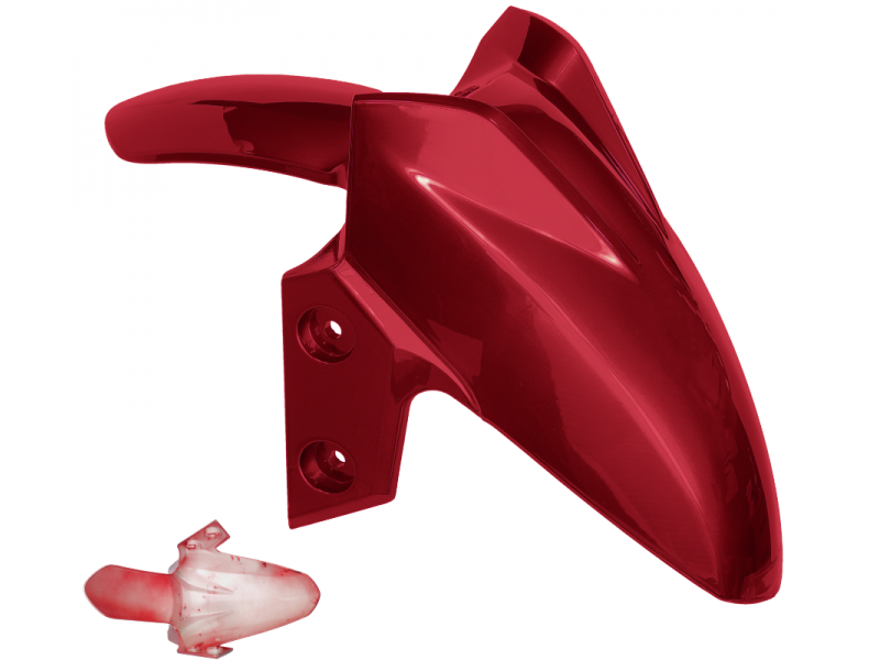 Front fender cover red Flash 50