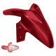 Front fender cover red Flash 50