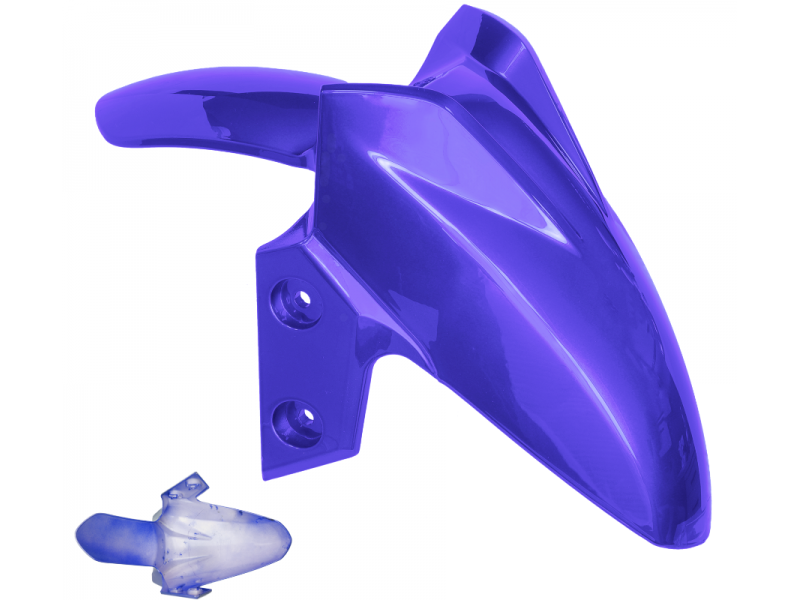 Front fender cover blue Flash 50