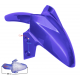 Front fender cover blue Flash 50