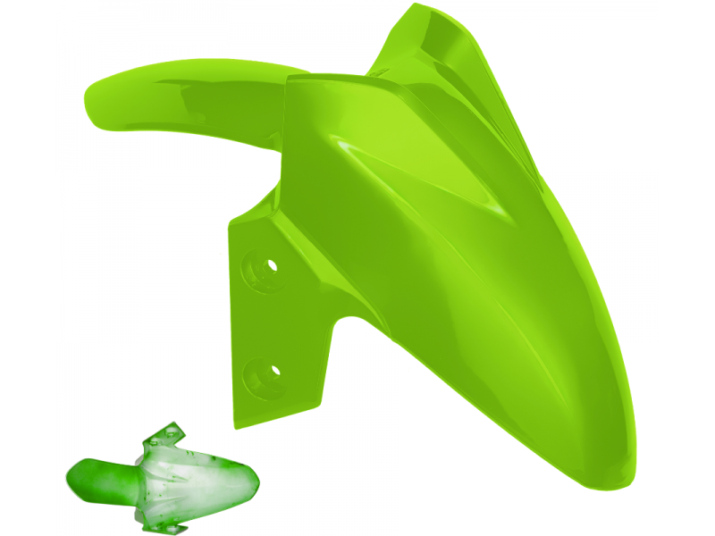 Front fender cover green Flash 50