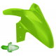 Front fender cover green Flash 50