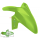 Front fender cover green Flash 50