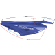 Rear left cover, blue Scalpel 50