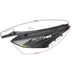Rear right cover, graphite Scalpel 50