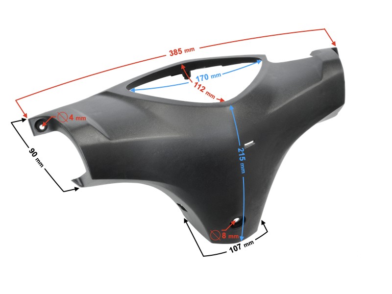 Speedometer cover, black Scalpel 50 Speedometer cover, black Scalpel 50
