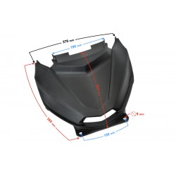Front leg covers, black Scalpel 50