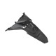 Rear fender cover, top part, black Scalpel 50