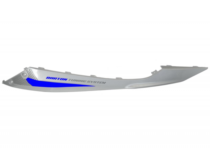 Lower left threshold cover, silver-blue Scalpel 50
