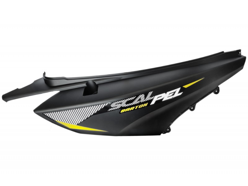 Rear right cover, black Scalpel 50