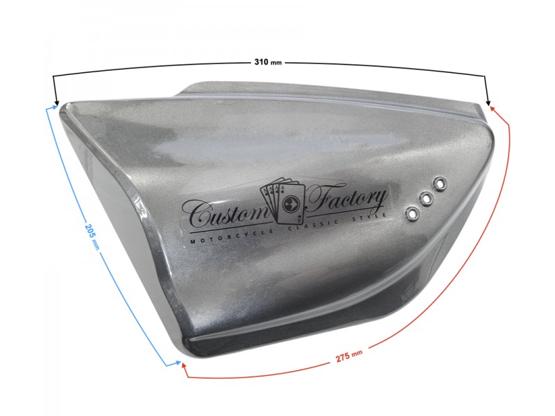 Side left cover , grey for Classic 125 motorcycle