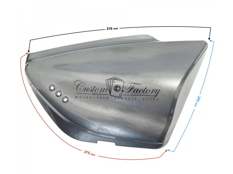 Side right cover, grey for Classic 125 motorcycle