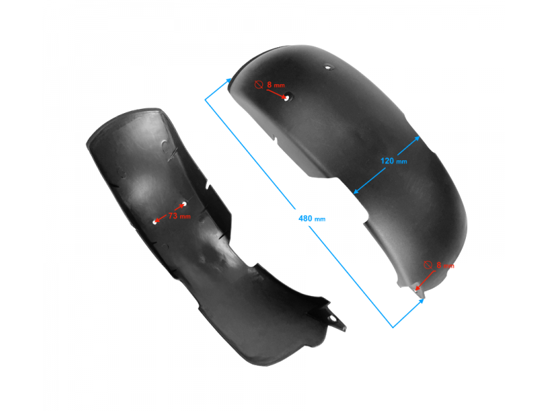 Rear fender cover (middle part) for B-Max scooter