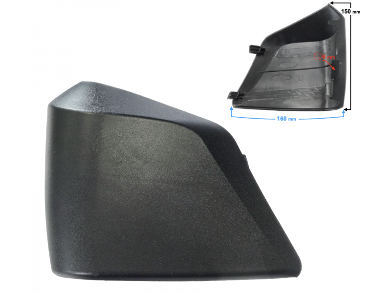 Outer cover of the right handlebars storage compartment for B-Max scooter