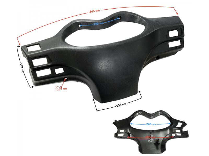 Speedometer cover for Falcon 50 , Falcon 125 scooter