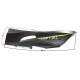 Left threshold cover, black-green for Falcon 125 2 scooter Left threshold cover, black-green for Falcon 125 2 scooter