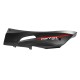 Left threshold cover, black-red for Falcon 125 2 scooter