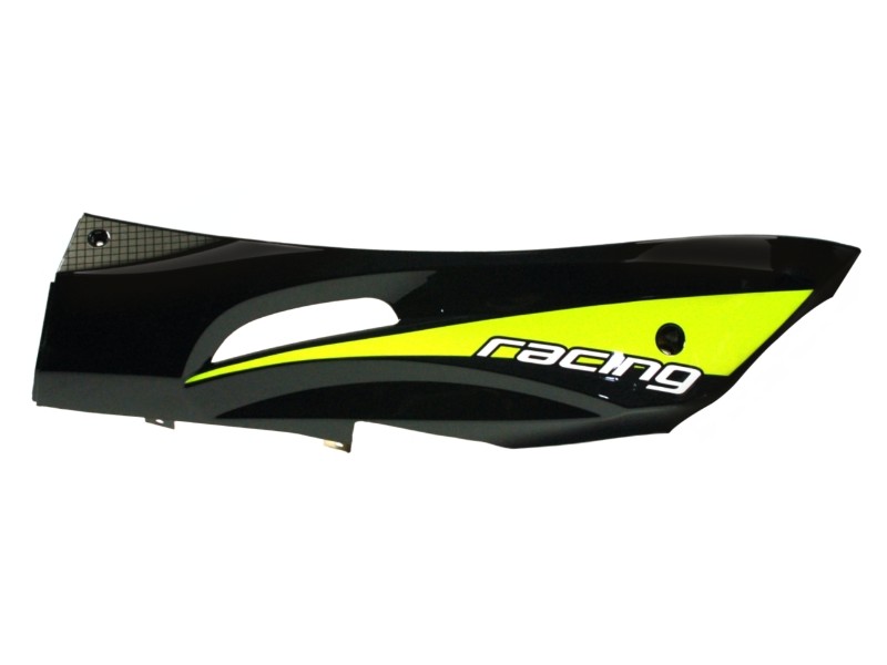 Left varnished threshold cover, green for Falcon 125 2 scooter
