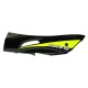 Left varnished threshold cover, green for Falcon 125 2 scooter