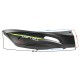 Right threshold cover, black-green for Falcon 125 2 scooter