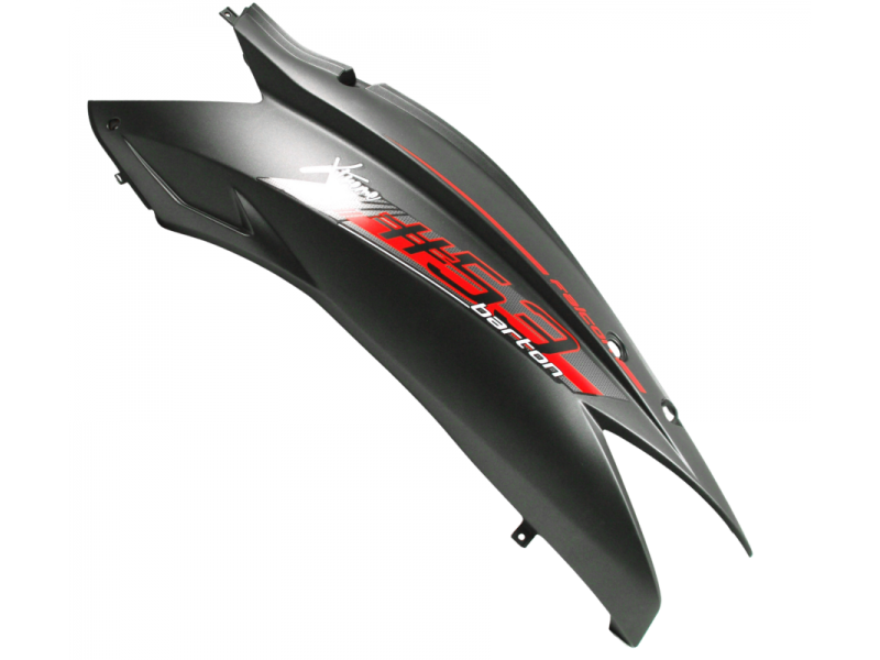 Rear left cover, black-red for Falcon 125 2 scooter