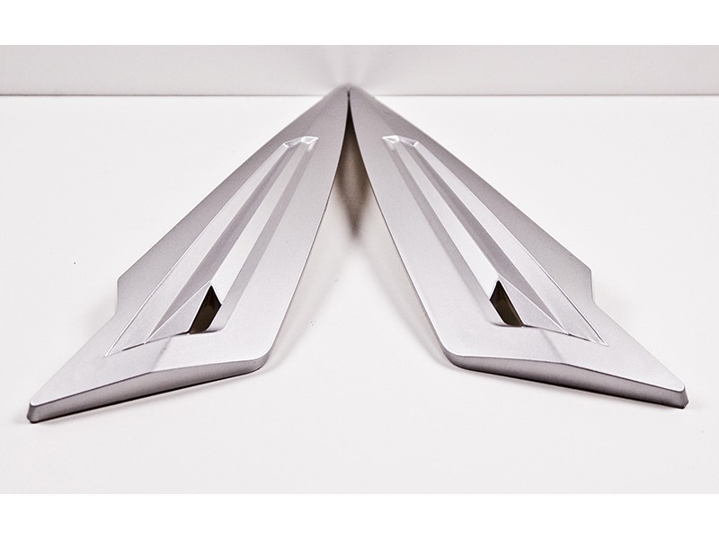 Rear triangle cover, graphite Falcon scooter